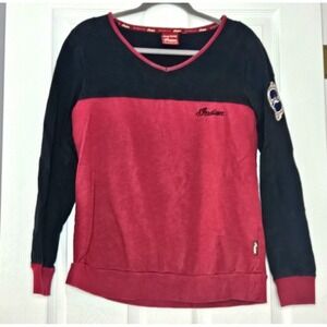 Indian motorcycle Heritage black and red women's sweater sweatshirt size small‎